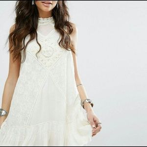 Free People dress - boho, cream